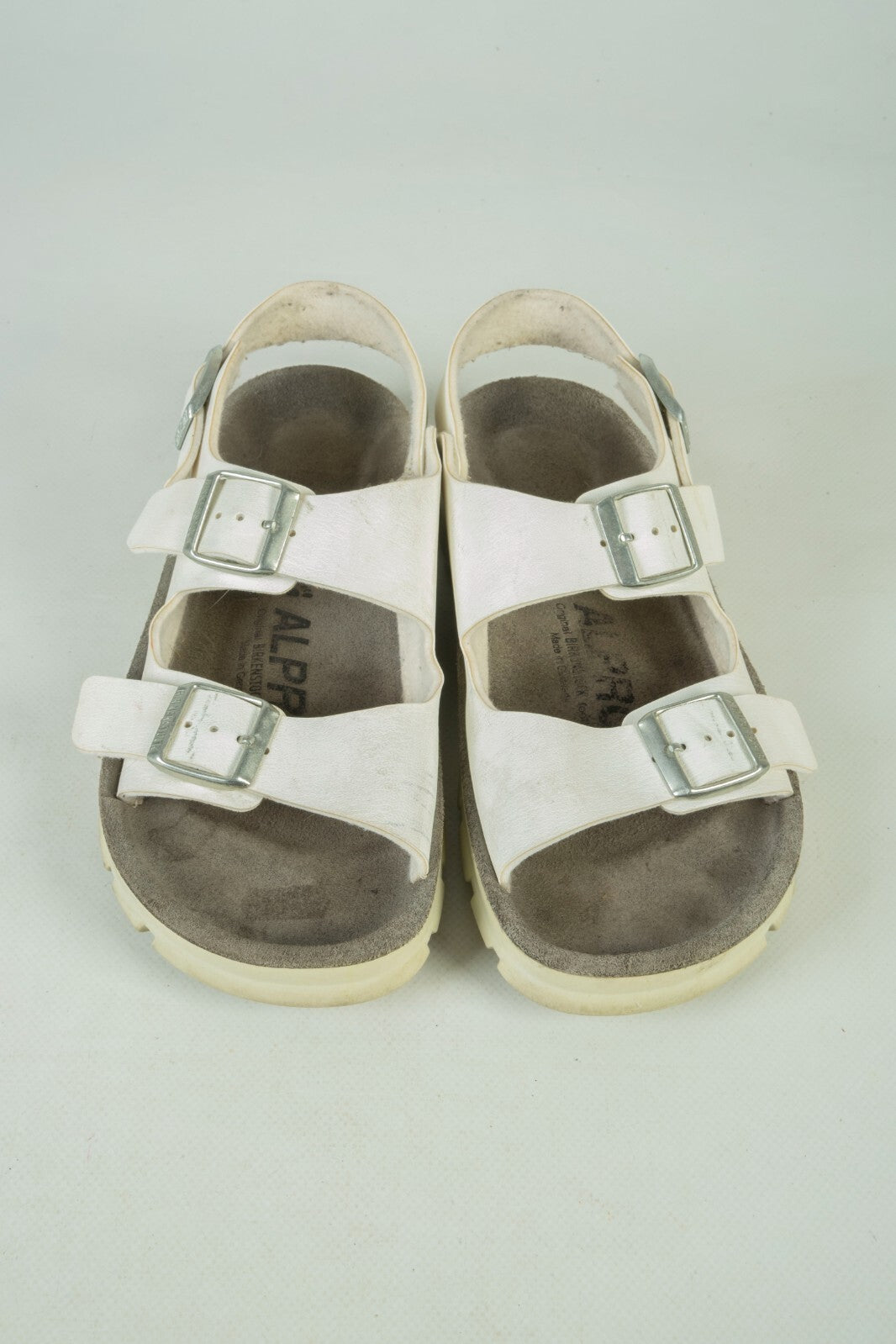 Birkenstock Alpro Milano Classic Comfort Women's White Shoes Sandals 37 240CM L6