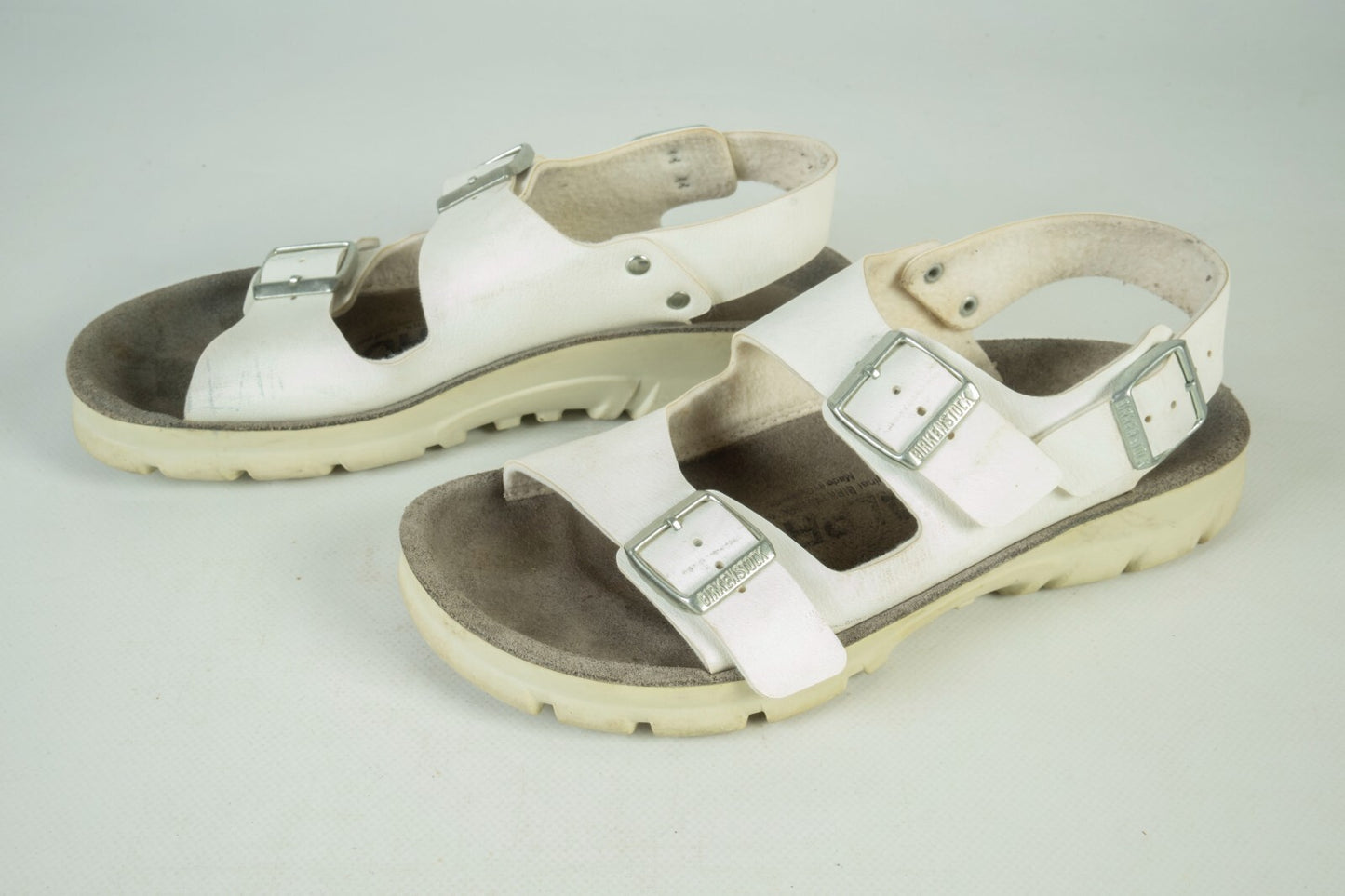 Birkenstock Alpro Milano Classic Comfort Women's White Shoes Sandals 37 240CM L6