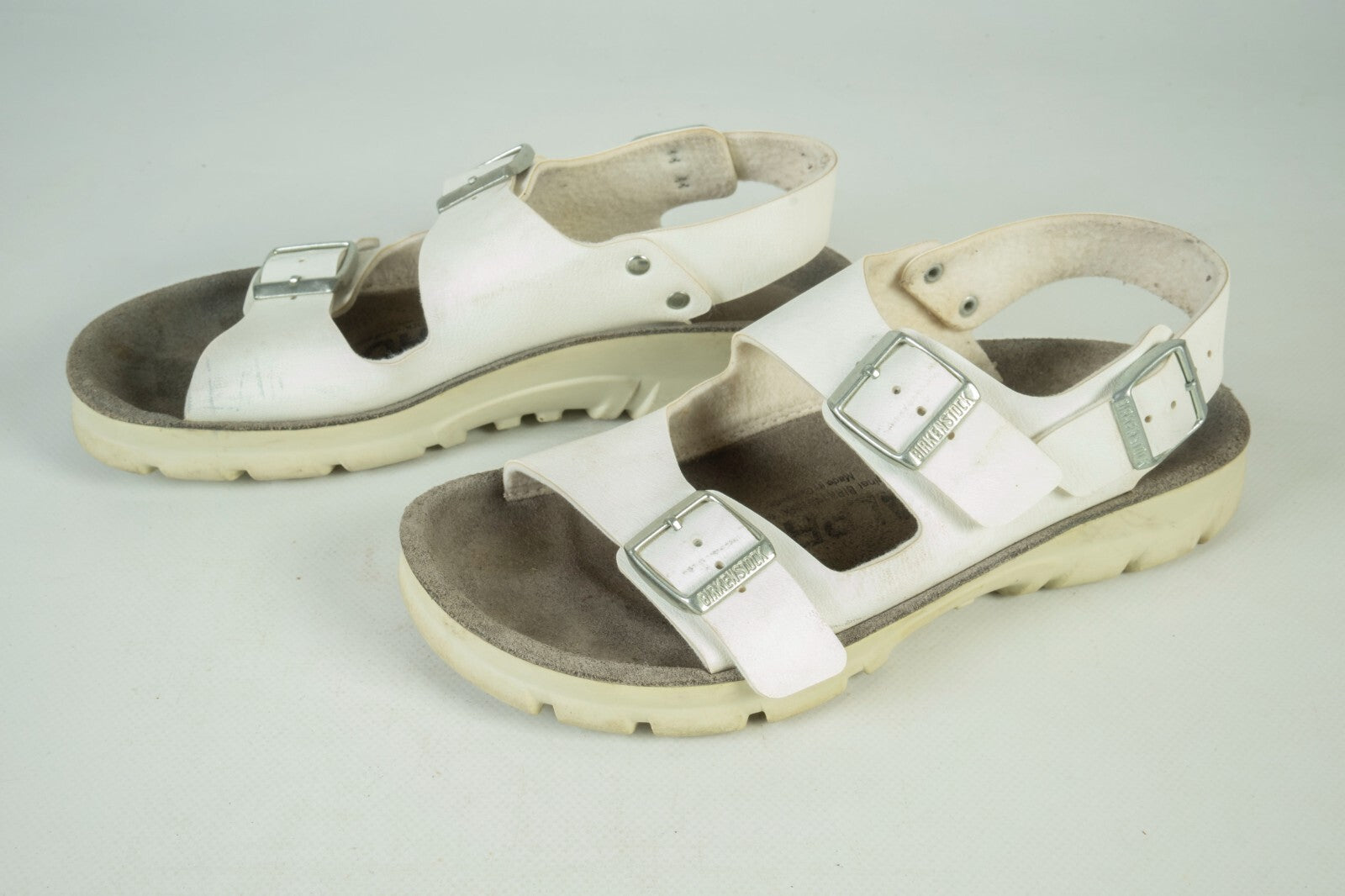 Birkenstock Alpro Milano Classic Comfort Women's White Shoes Sandals 37 240CM L6