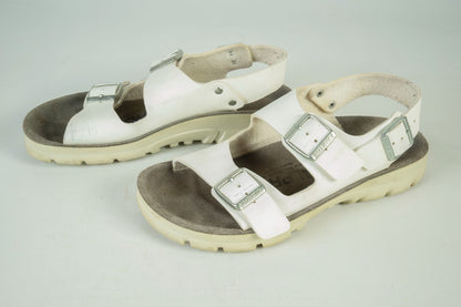 Birkenstock Alpro Milano Classic Comfort Women's White Shoes Sandals 37 240CM L6