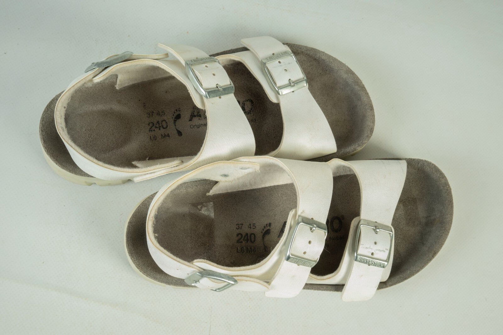 Birkenstock Alpro Milano Classic Comfort Women's White Shoes Sandals 37 240CM L6
